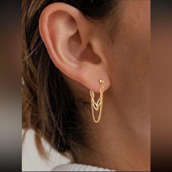 Anthropologie Jewelry - Bohemian Chain earrings A1012